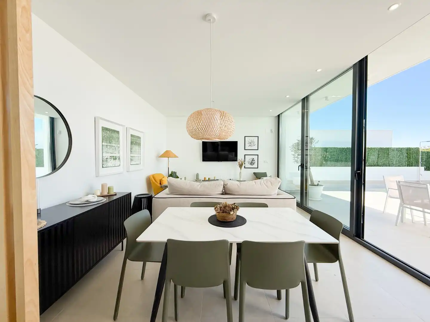 Living room of Houses for sale in Pulpí  with Air Conditioner, Private garden and Terrace