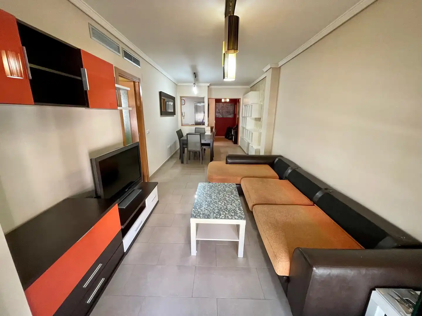 Sala de estar de Piso de alquiler en Catarroja con Amueblado
