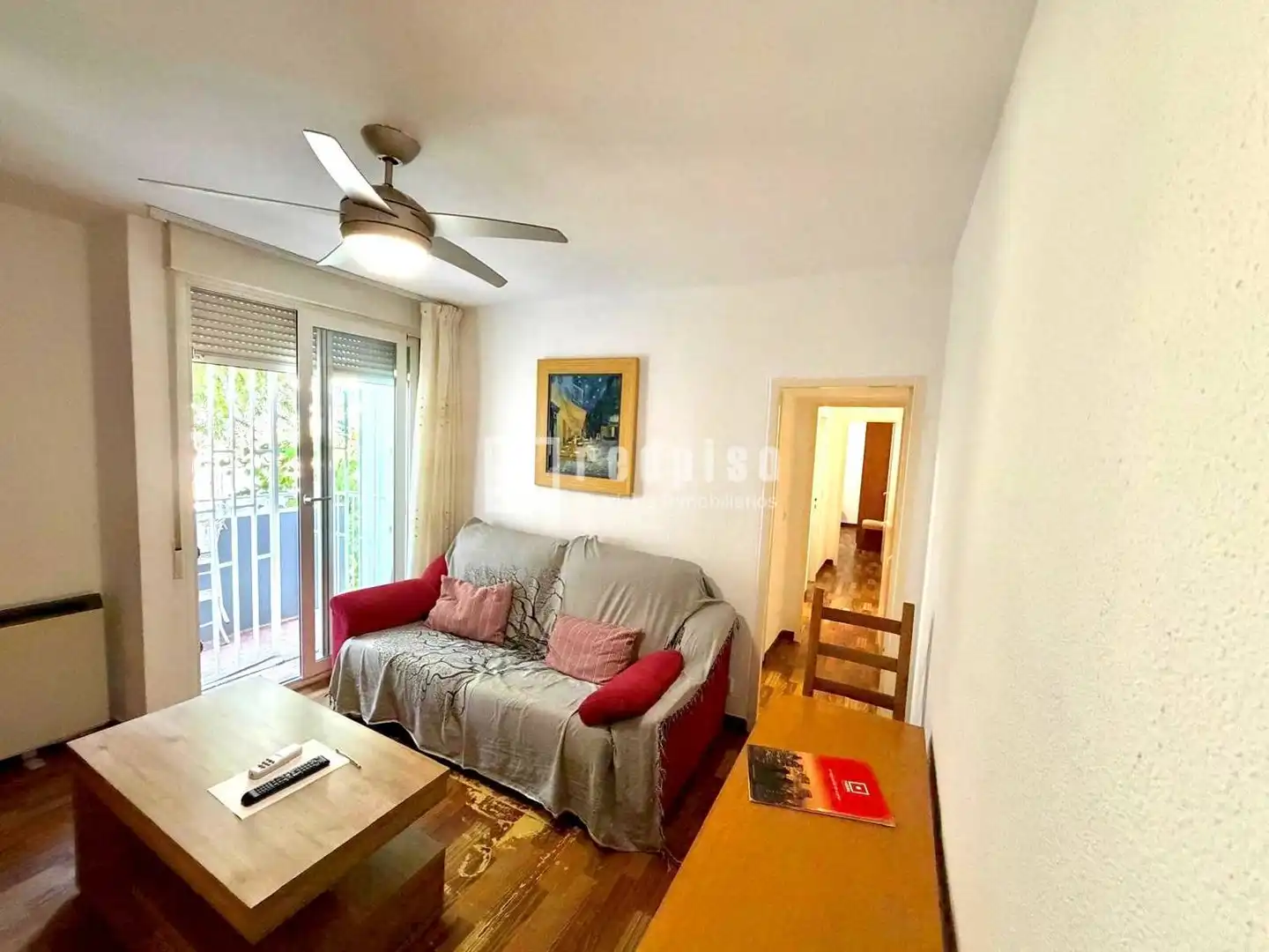 Vista exterior de Piso de alquiler en Madrid con Calefacción, Parquet y Terraza
