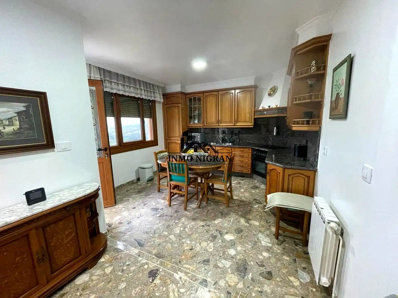Kitchen of Houses for rent in Baiona  with Private garden, Swimming Pool and Balcony