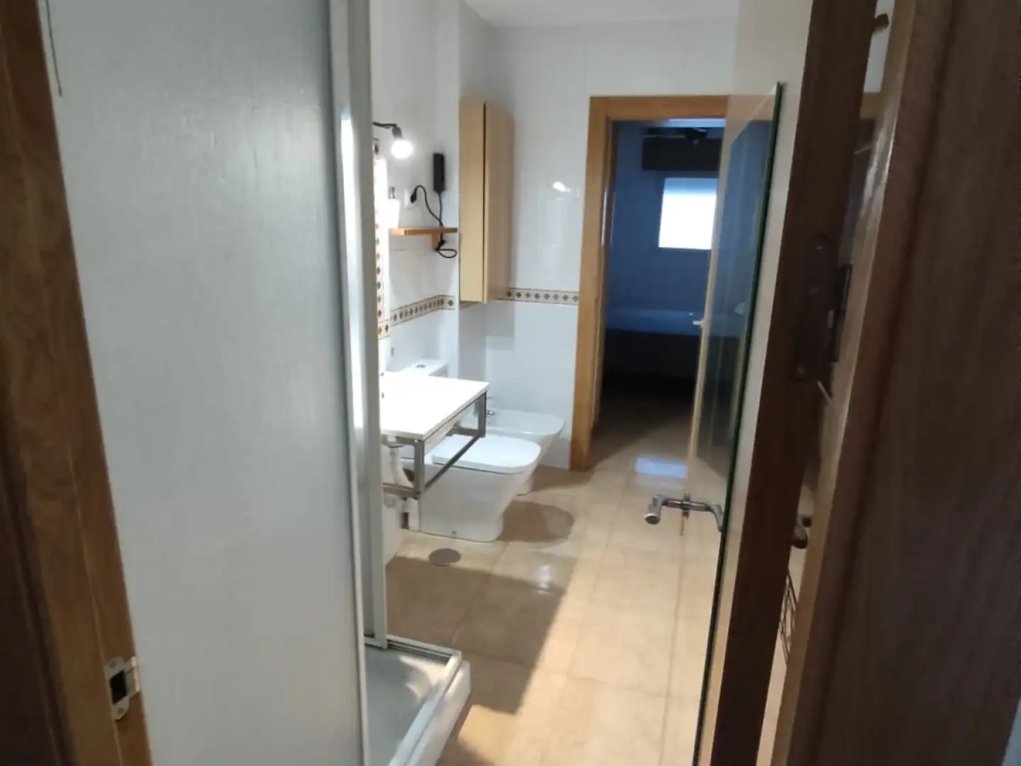Bathroom of Flat for rent in Murcia  with Air Conditioner, Heating and Furnished