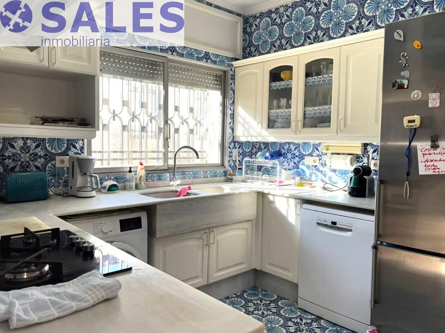 Cocina de Casa o chalet en venta en Torrent con Aire acondicionado, Jardín privado y Terraza