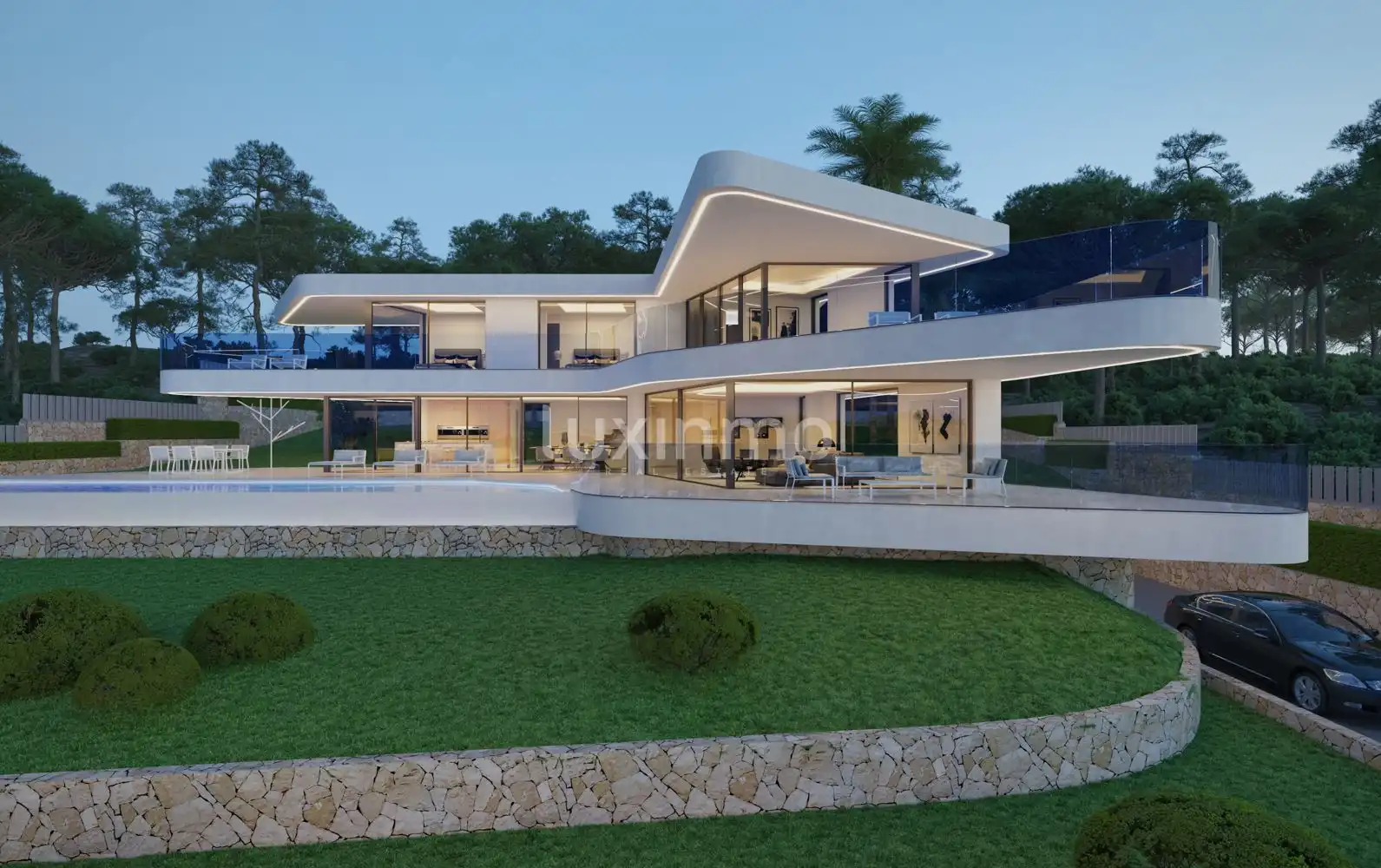 Exterior view of Houses for sale in Jávea / Xàbia  with Air Conditioner, Heating and Private garden