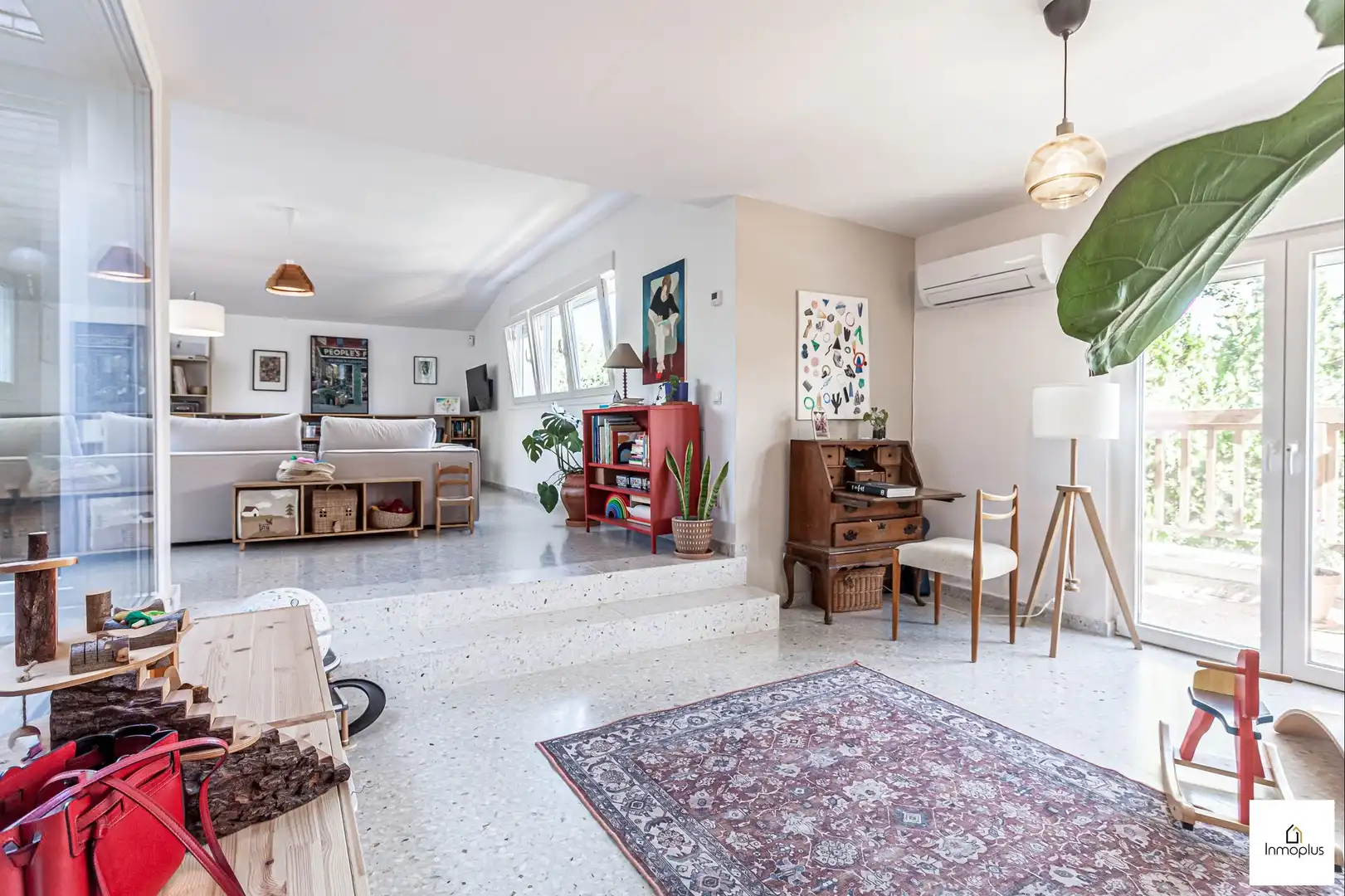 Sala d'estar de Casa o xalet en venda en Las Rozas de Madrid amb Aire condicionat, Calefacció i Terrassa