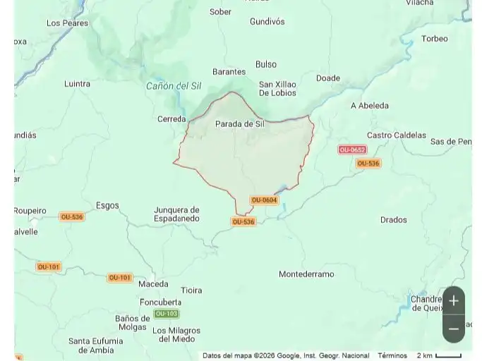 Terreno en venta en Parada de Sil