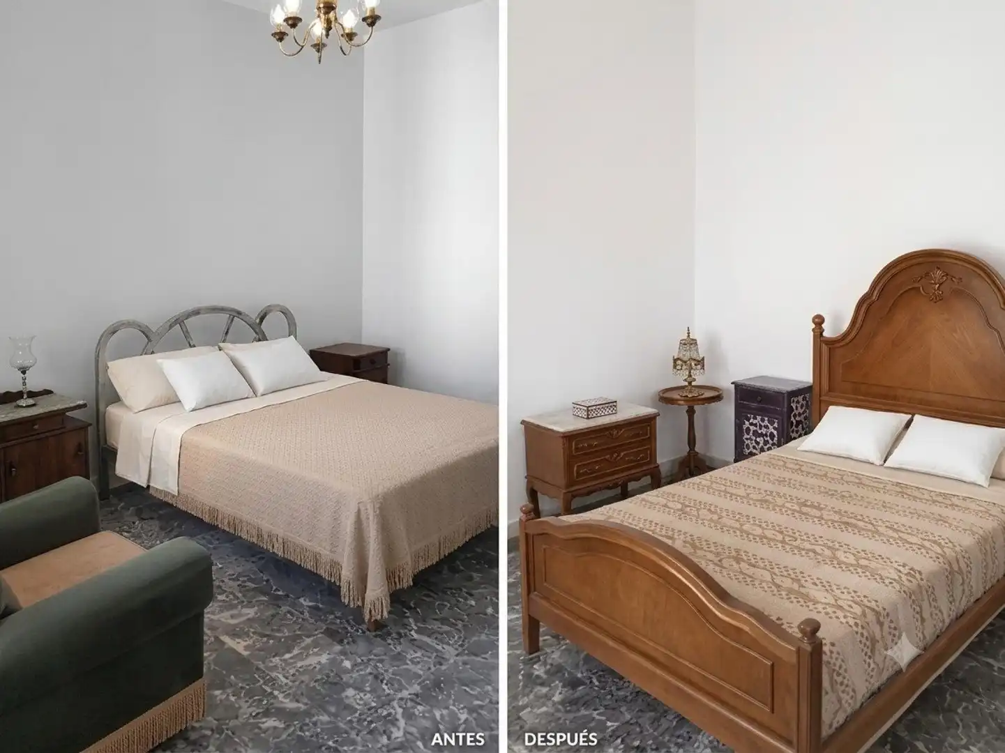 Dormitori de Casa o xalet en venda en Andorra (Teruel) amb Calefacció, Terrassa i Piscina