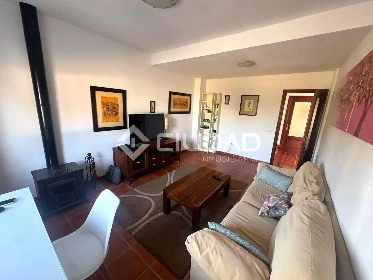 Sala d'estar de Casa adosada en venda en Sanlúcar de Barrameda