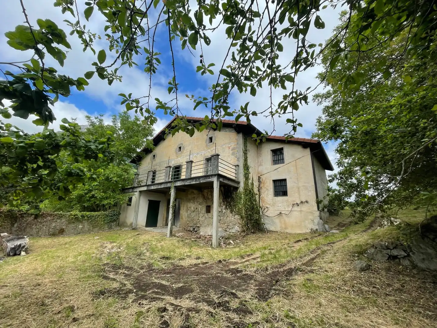 Vista exterior de Finca rústica en venta en Araitz con Jardín privado y Terraza