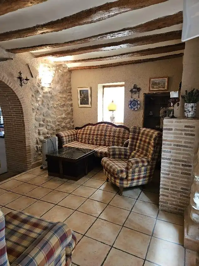 Sala d'estar de Casa adosada en venda en Benilloba