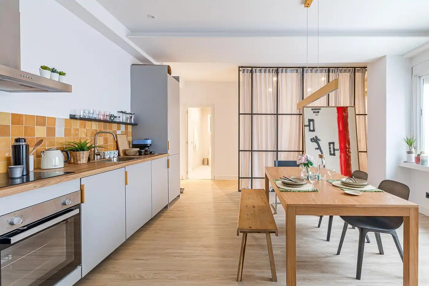 Cuina de Apartament en venda en Madrid amb Aire condicionat, Calefacció i Moblat