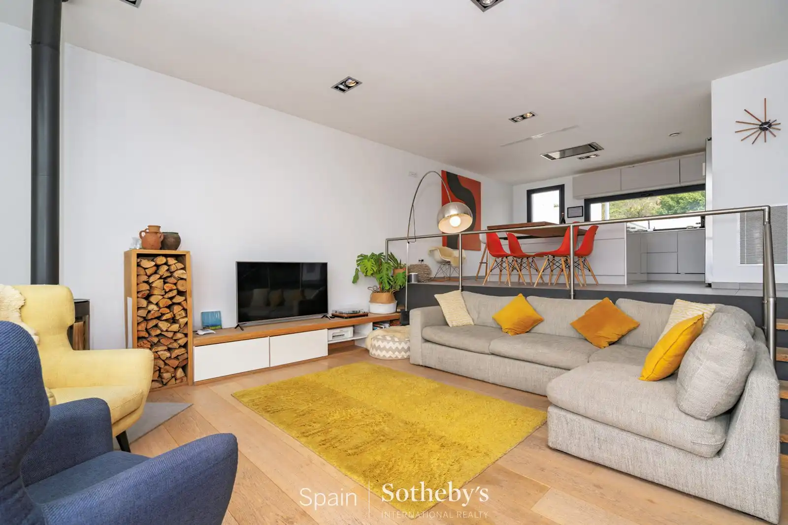 Sala de estar de Casa o chalet en venta en Roses con Aire acondicionado, Jardín privado y Terraza