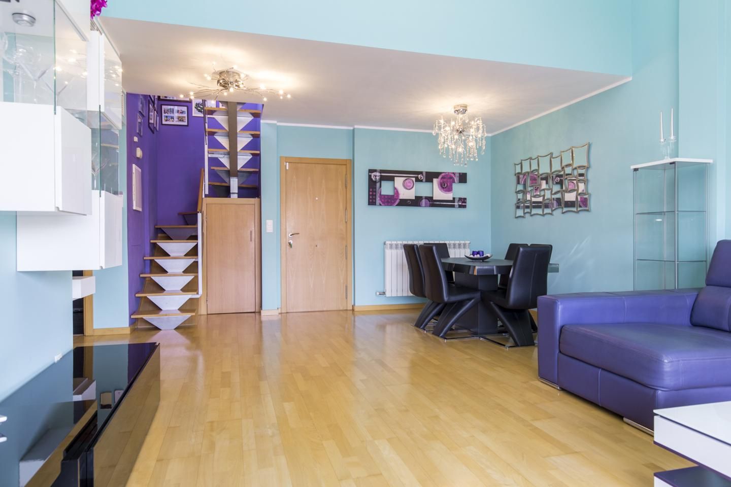 Living room of Duplex for sale in  Zaragoza Capital  with Air Conditioner, Heating and Terrace