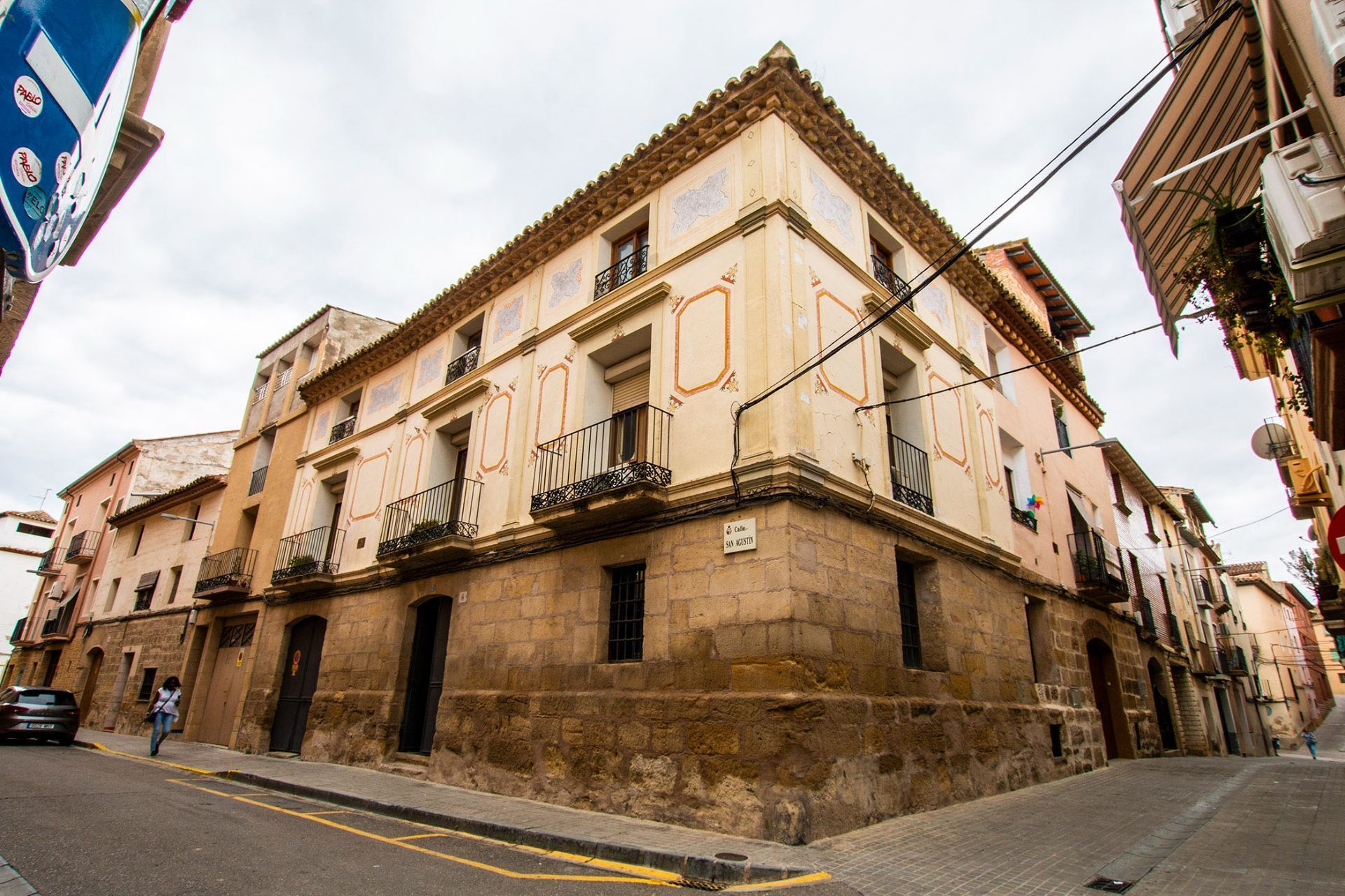 Vista exterior de Casa o xalet en venda en Caspe amb Jardí privat