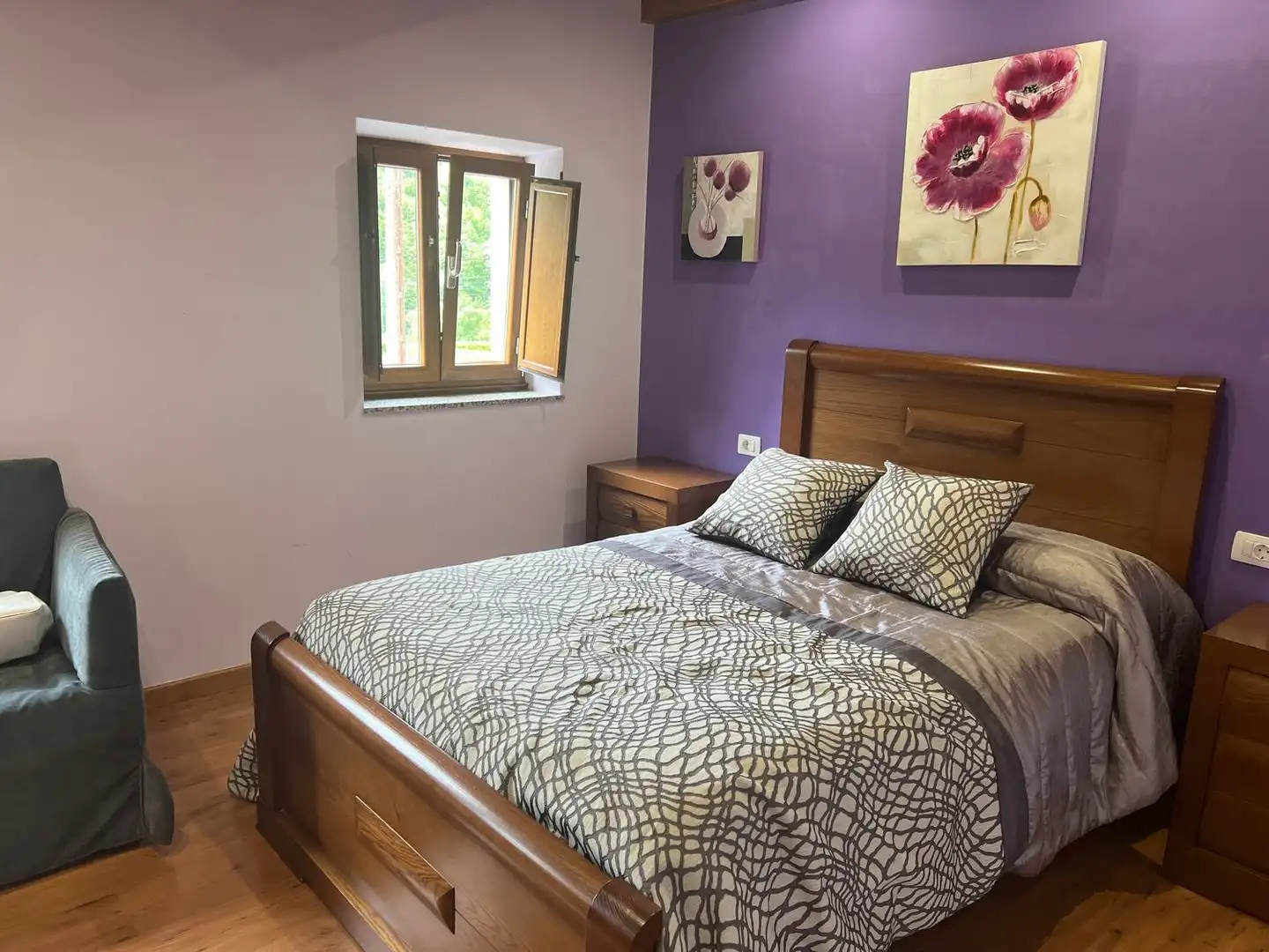 Habitación de Finca rústica en venta en Triacastela con Jardín privado, Trastero y Balcón