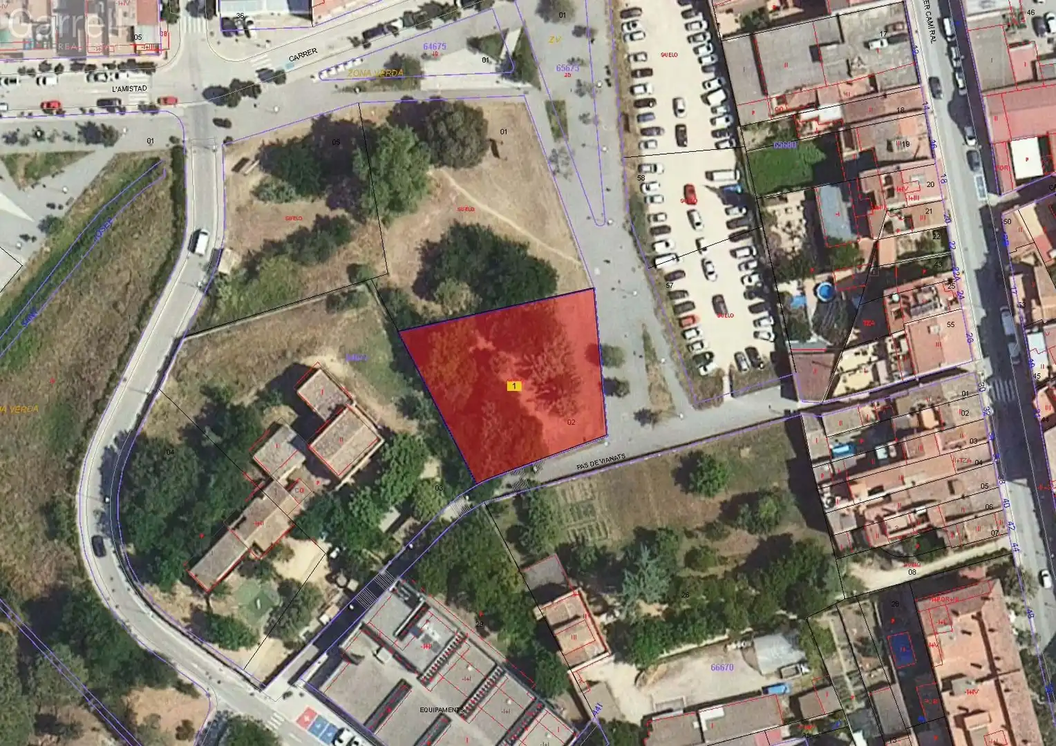 Grundstücke und Bauplätze zum Verkauf in carrer CARRETERA DE FOGARS
PARCELA B
 TORDERA (BARCELONA)