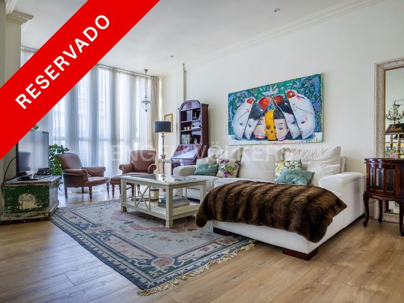 Living room of Apartment for sale in  Sevilla Capital  with Air Conditioner, Heating and Terrace