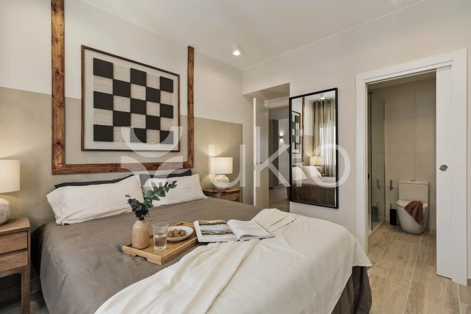 Bedroom of Apartments for rent in Barcelona  with Air Conditioner, Heating and Terrace