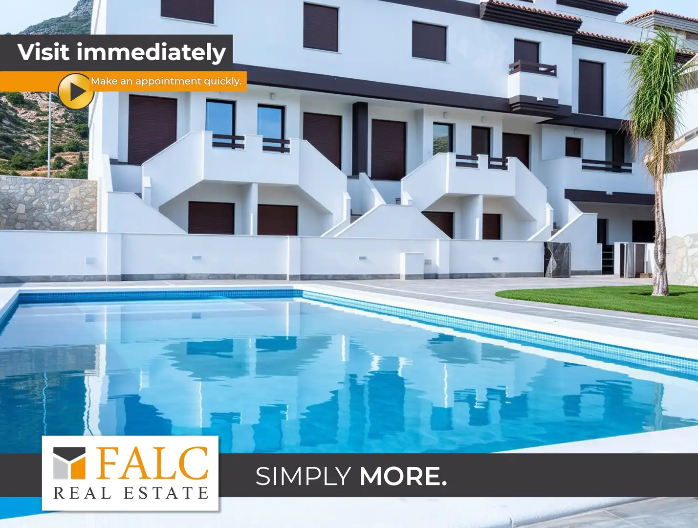 Piscina de Casa adosada en venta en La Unión con Aire acondicionado, Terraza y Piscina