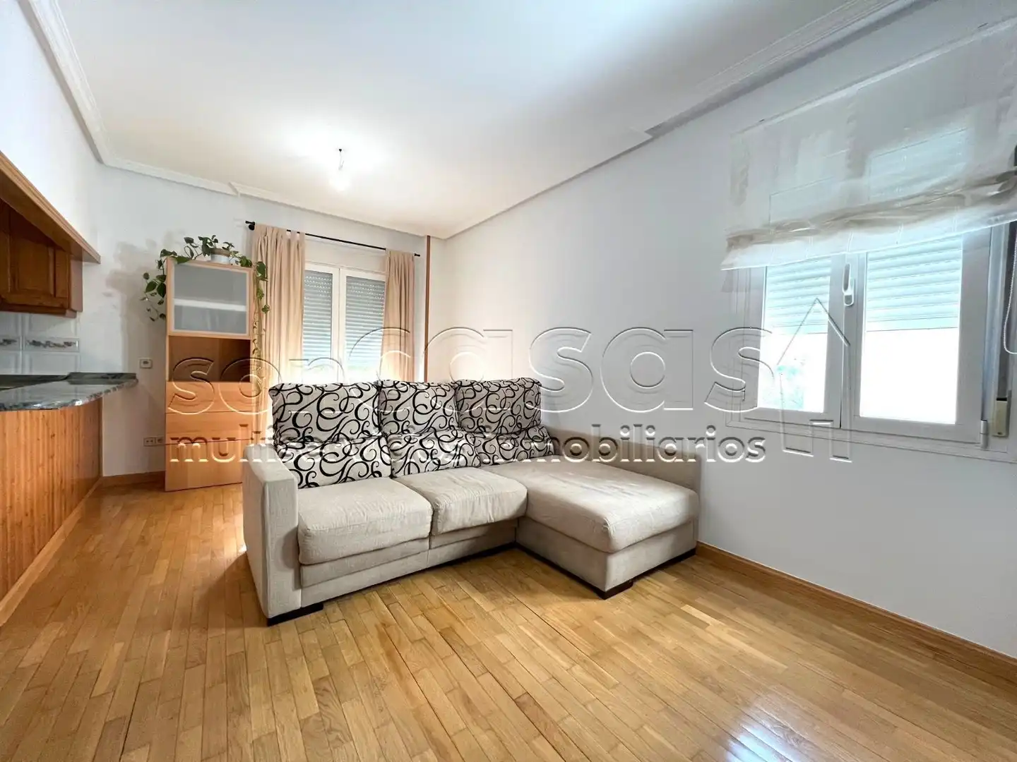 Living room of Flat for rent in Madrid  with Air Conditioner, Heating and Terrace