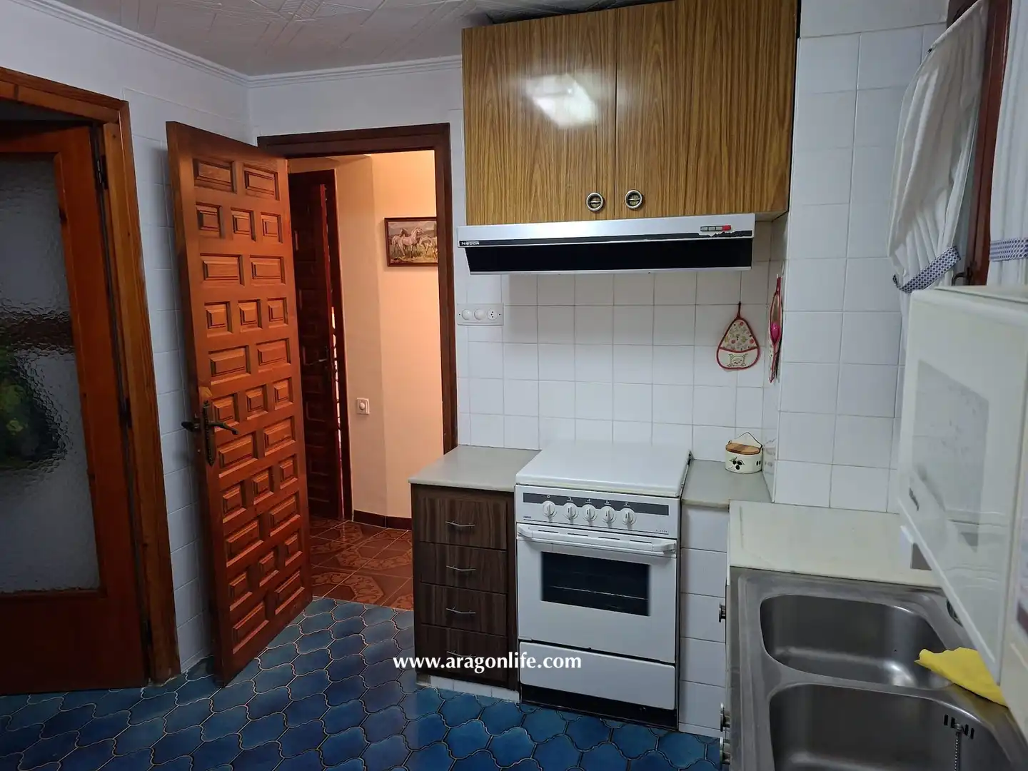 Kitchen of Houses for sale in Maella  with Heating, Furnished and Oven