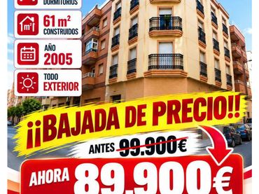 Wohnung mit Balkon zum Verkauf in El Ejido Ciudad