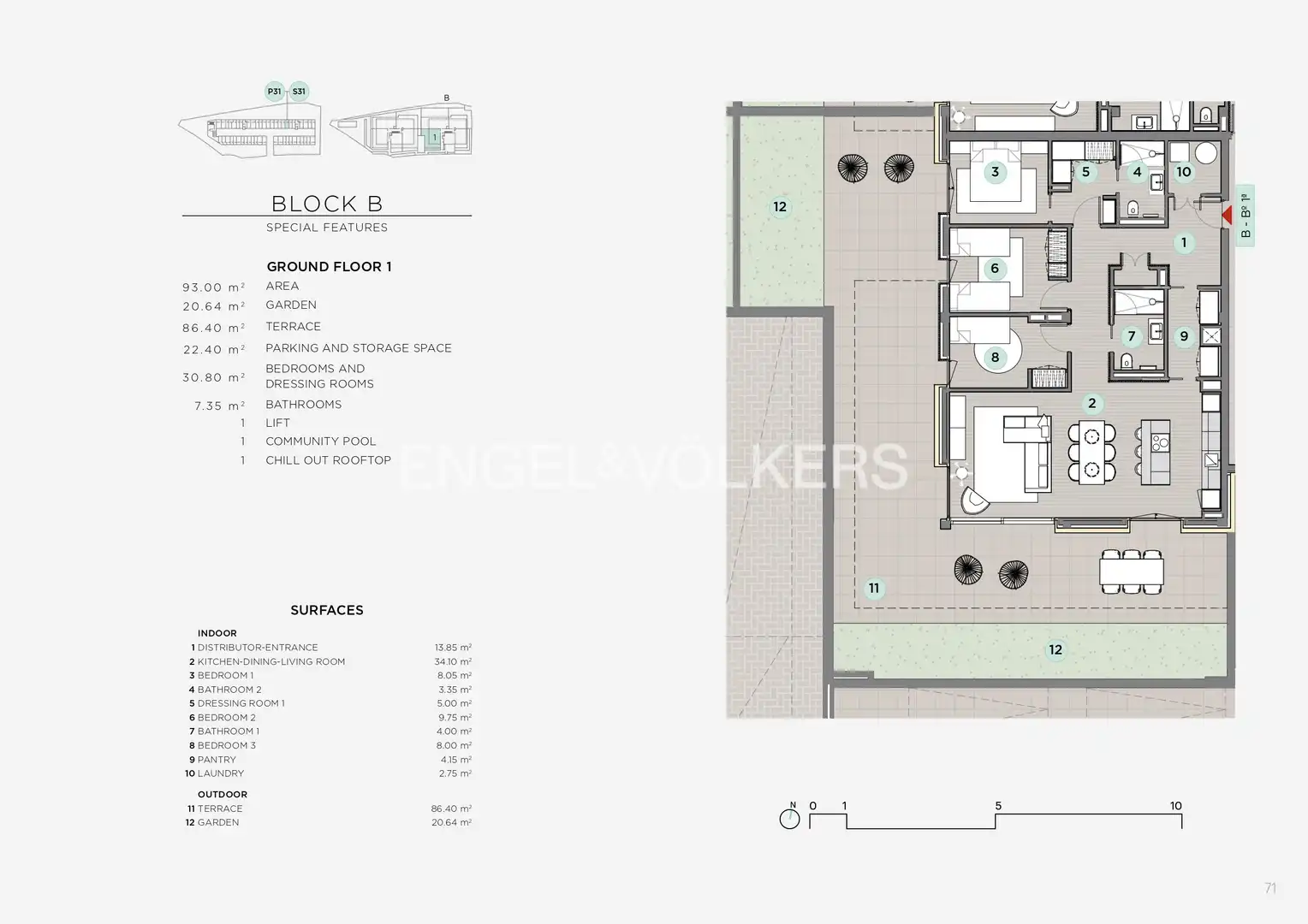 Appartement avec piscine à vendre à Vallpineda - Santa Bárbara, imagen 11