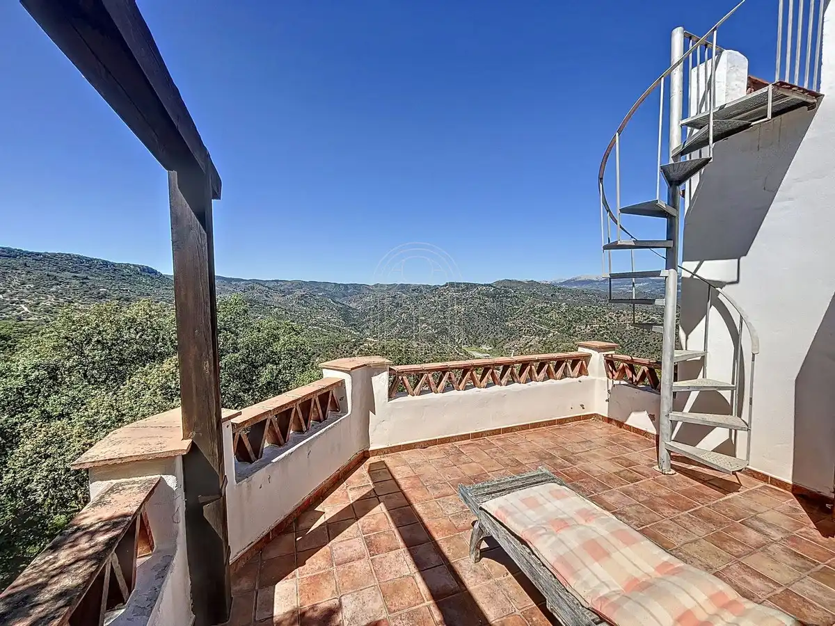 Terraza de Finca rústica en venta en Comares con Aire acondicionado, Jardín privado y Terraza