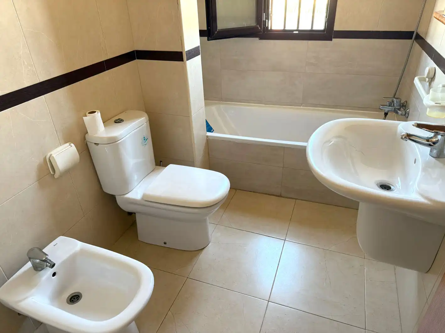 Bathroom of Flat for sale in Roquetas de Mar  with Furnished