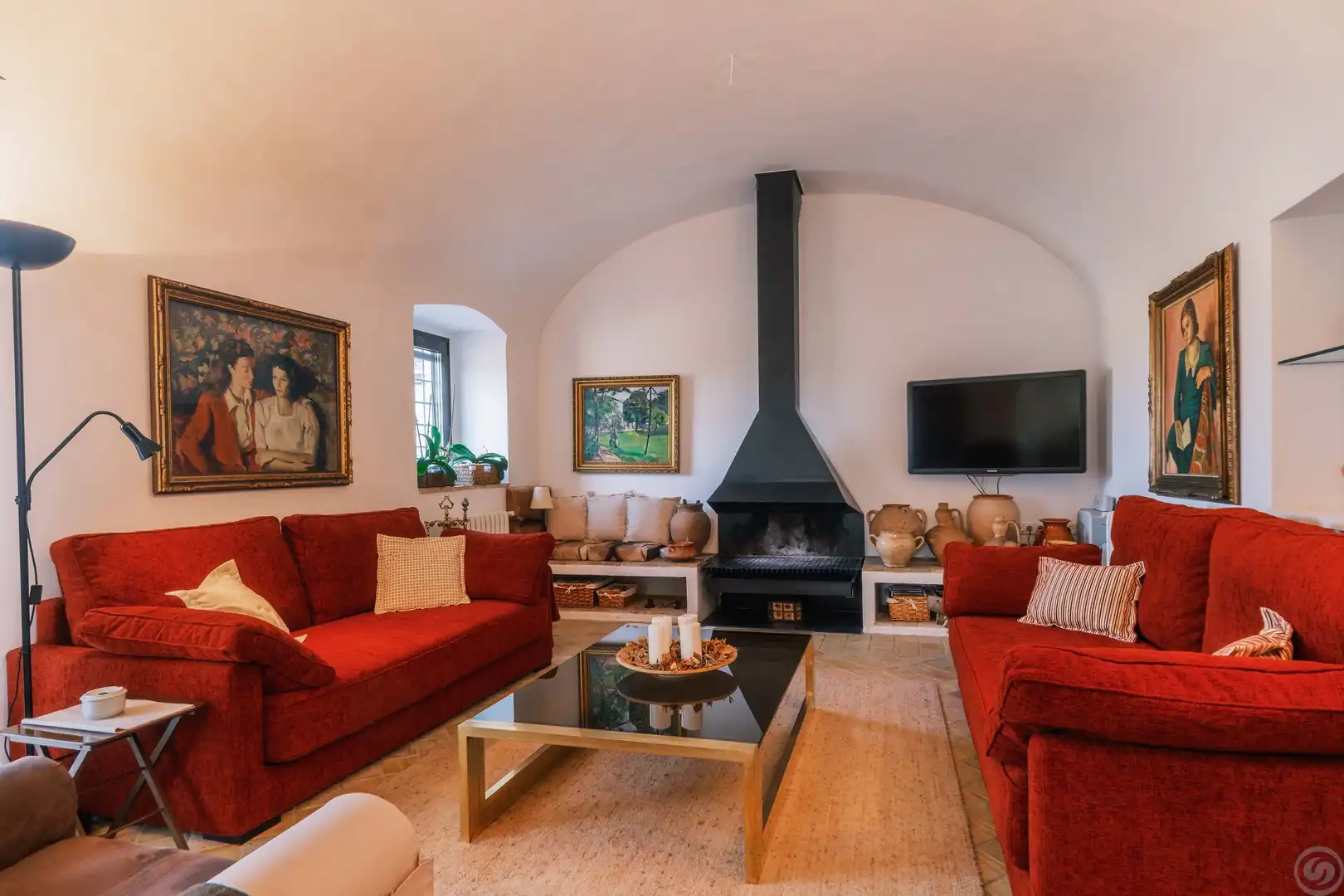 Sala de estar de Casa o chalet en venta en Llagostera con Calefacción, Terraza y Trastero