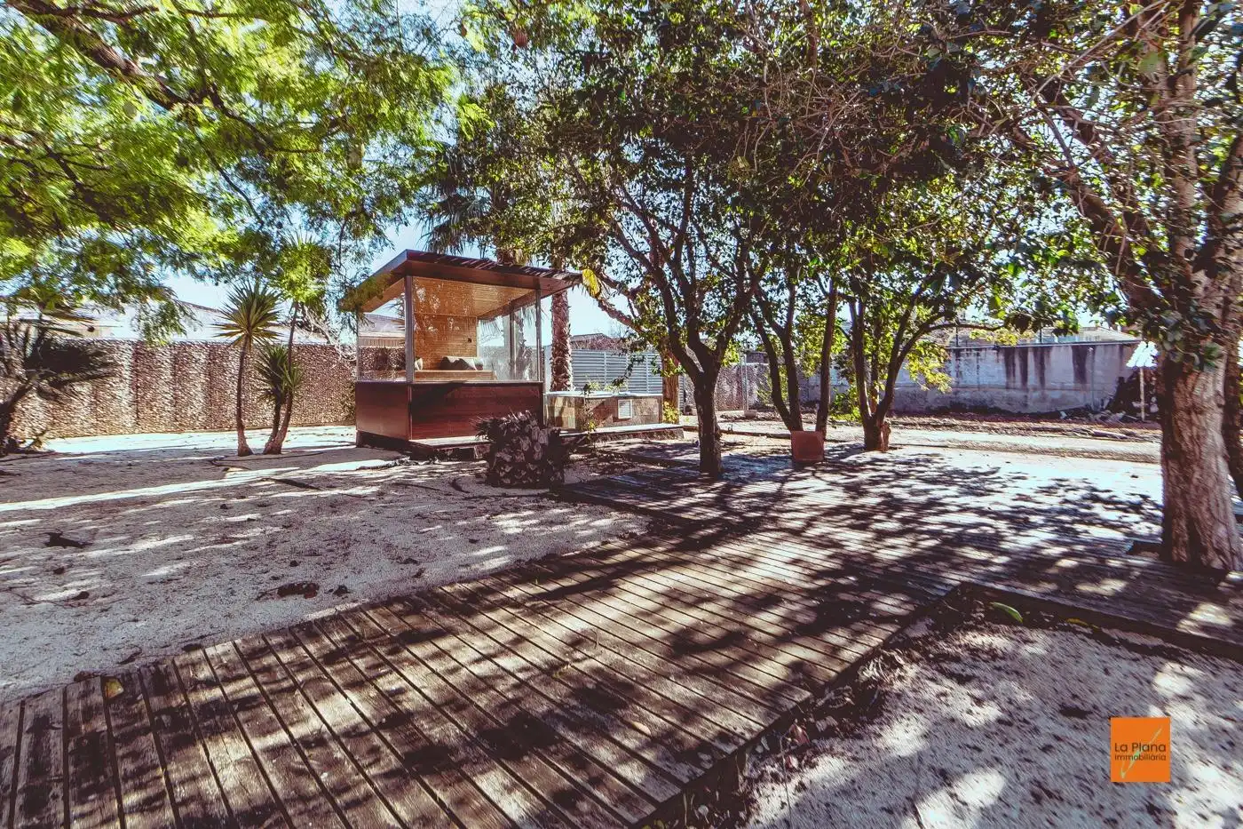 Jardín de Casa o chalet en venta en Santa Bàrbara con Calefacción, Jardín privado y Parquet