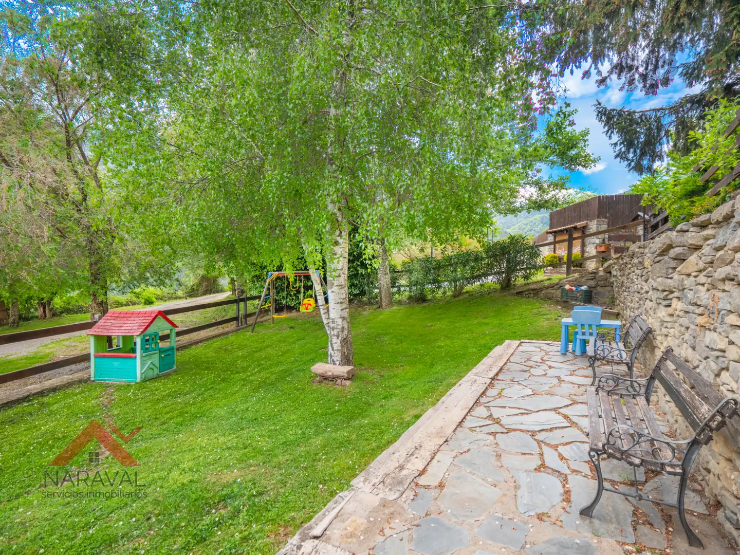 Jardín de Casa o chalet en venta en Fiscal con Aire acondicionado, Calefacción y Jardín privado