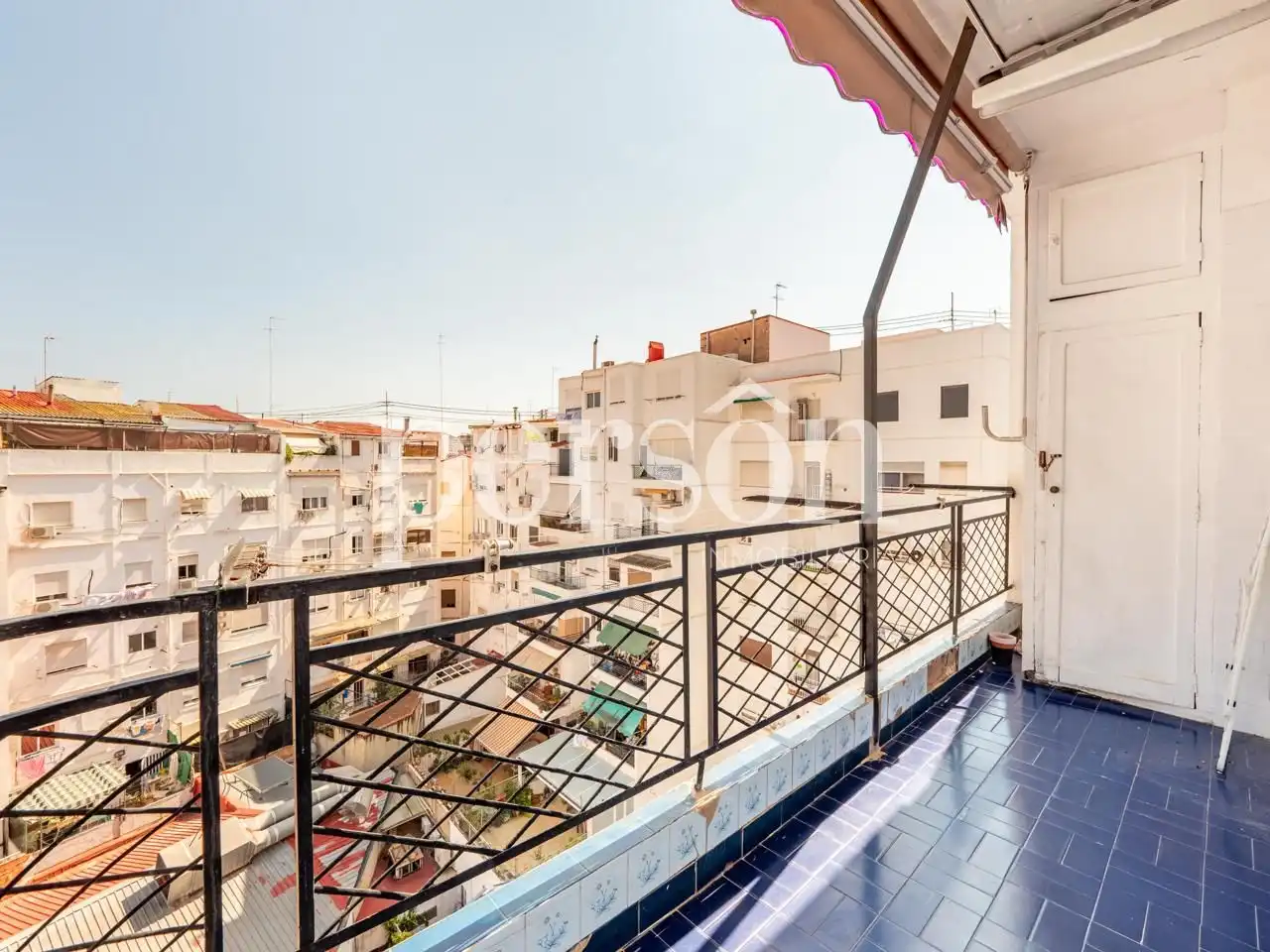 Terrasse von Wohnung zur Miete in Valencia mit Klimaanlage, Terrasse und Möbliert