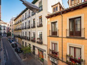 Vista exterior de Pis en venda en  Madrid Capital amb Aire condicionat, Calefacció i Moblat