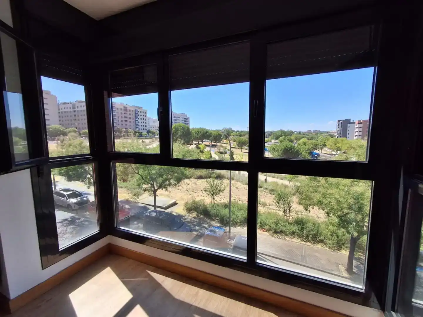 Exterior view of Flat for sale in  Madrid Capital  with Air Conditioner and Swimming Pool