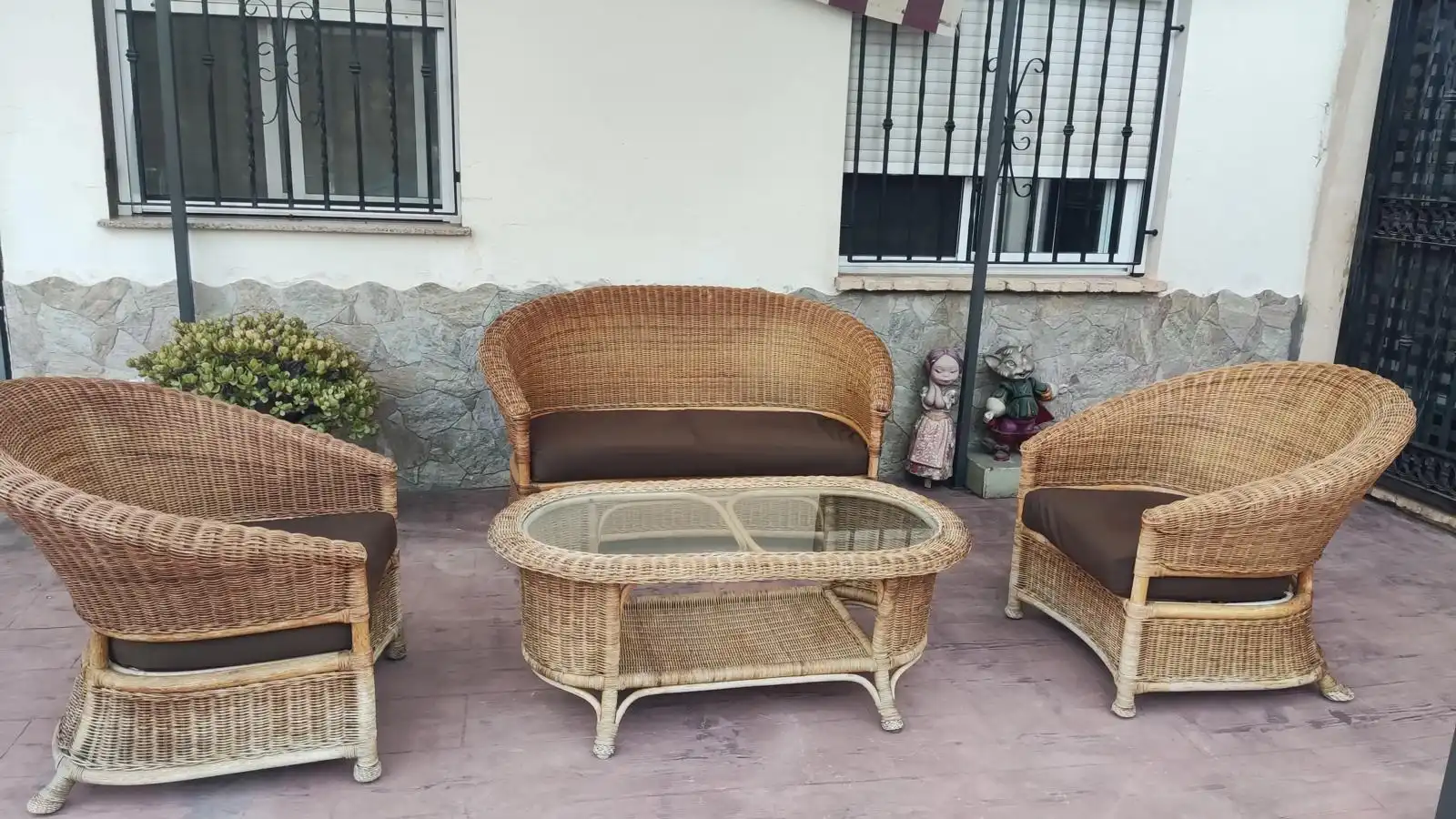 Terrace of Country homes for sale in Benicull de Xúquer  with Air Conditioner, Heating and Private garden