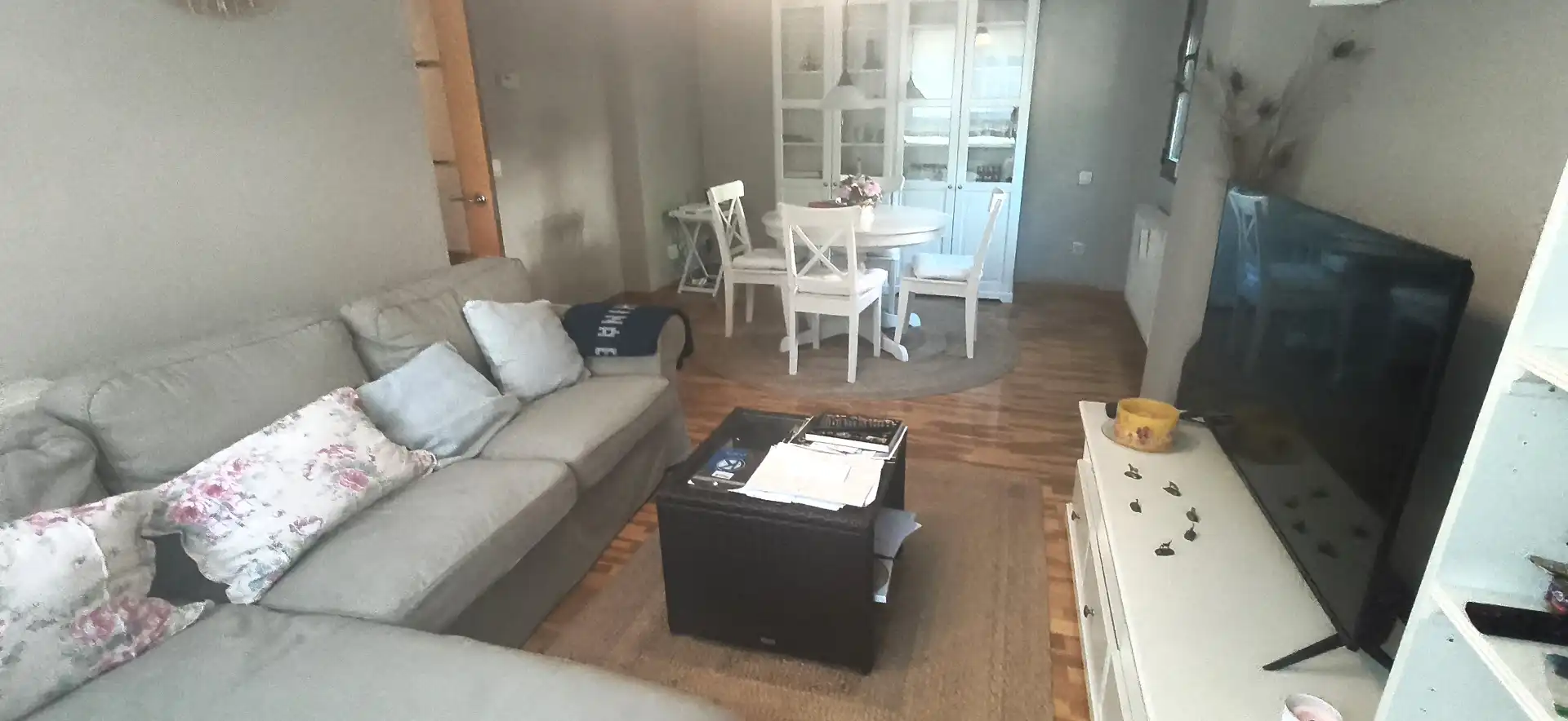 Sala de estar de Piso de alquiler en Burgos con Calefacción, Parquet y Trastero