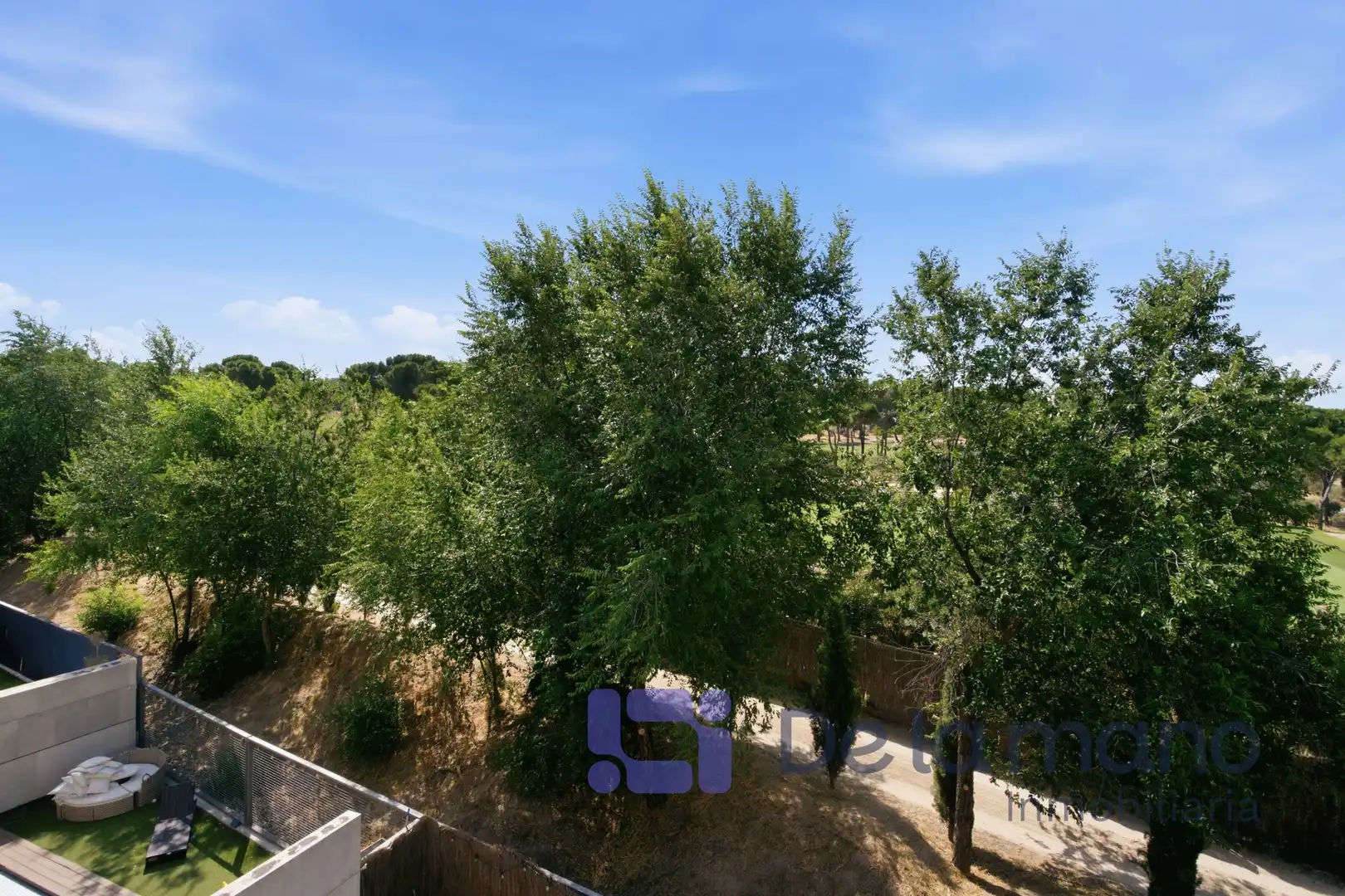 Garden of Houses for sale in Madrid  with Air Conditioner, Heating and Private garden