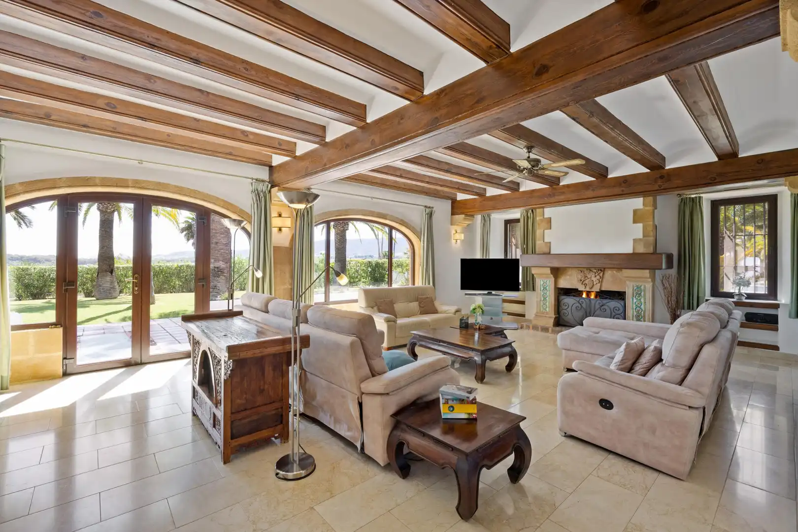 Living room of Houses for sale in Jávea / Xàbia  with Air Conditioner, Terrace and Storage room