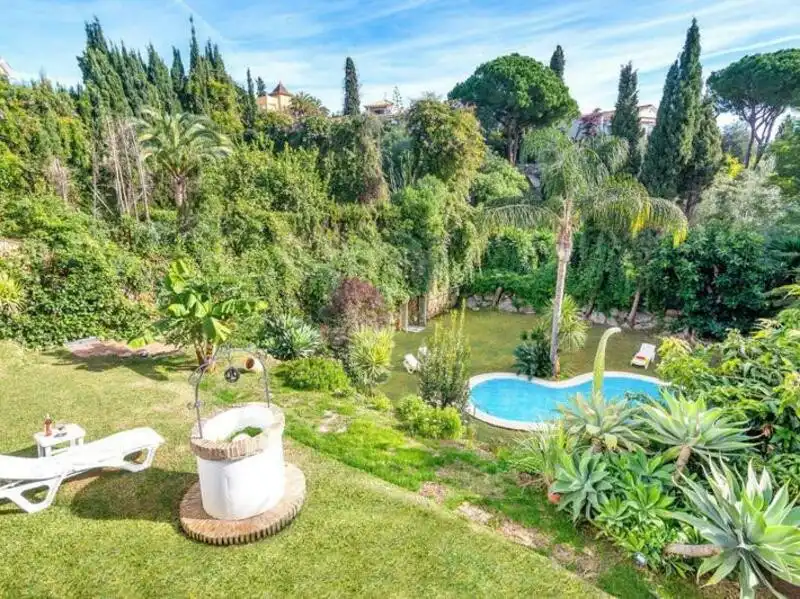 Jardí de Casa o xalet de lloguer en Marbella amb Aire condicionat, Calefacció i Jardí privat