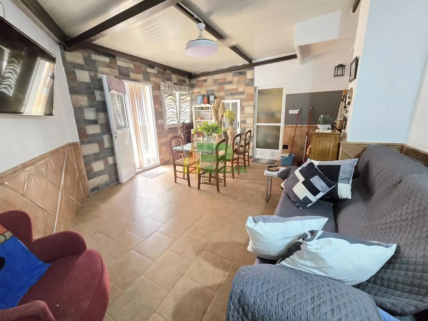 Living room of Flat for sale in Lorca  with Air Conditioner, Terrace and Storage room