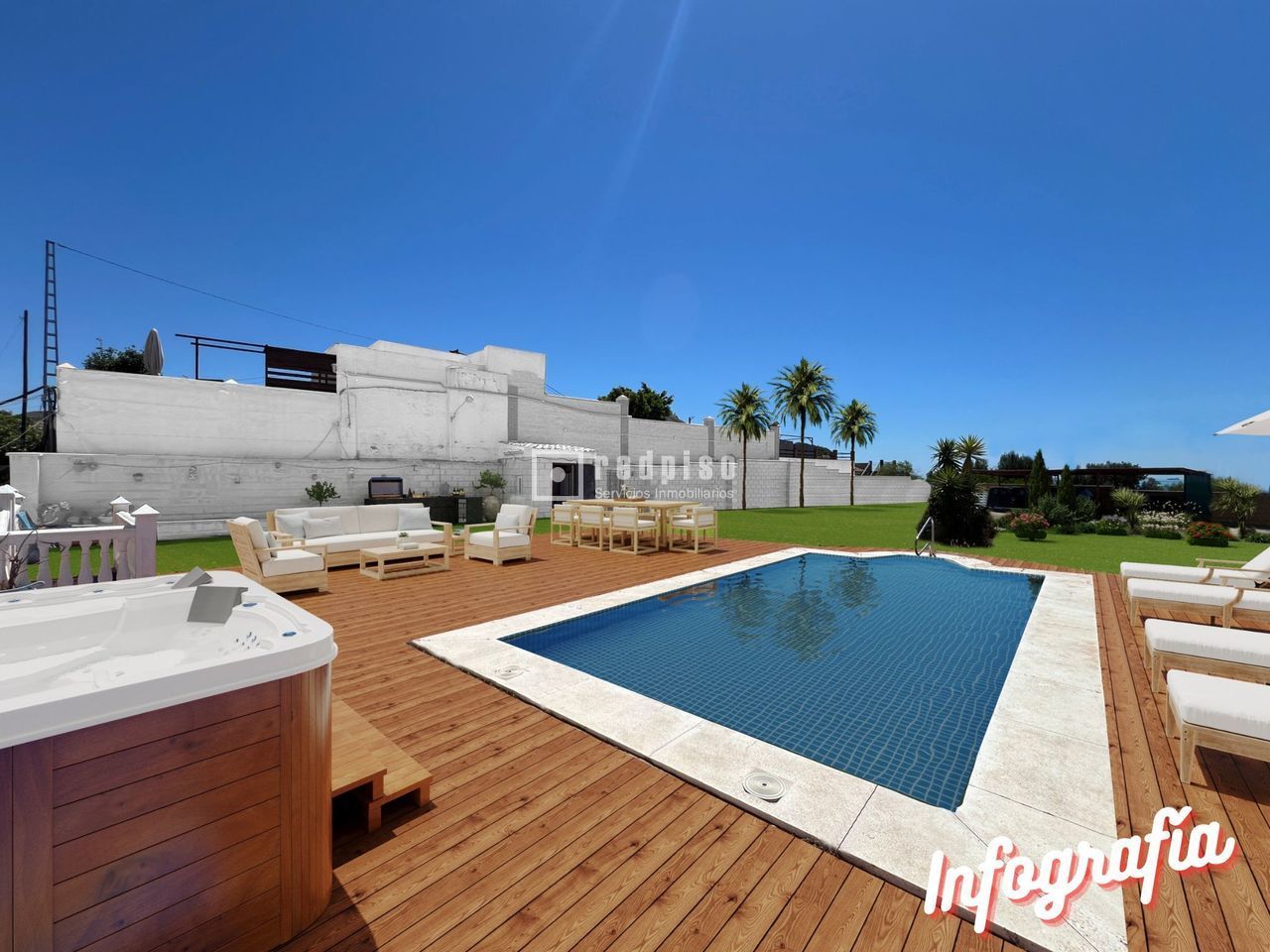 Piscina de Casa o xalet en venda en Rincón de la Victoria amb Aire condicionat, Calefacció i Terrassa