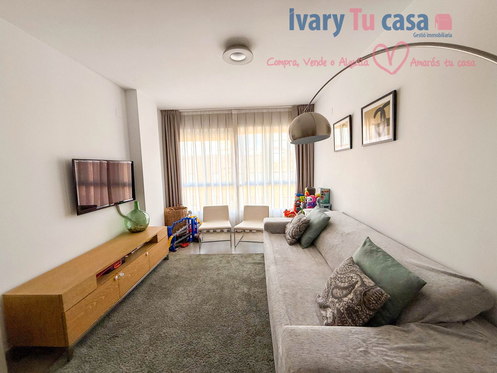 Living room of Duplex for sale in Vila-real  with Air Conditioner, Parquet flooring and Terrace