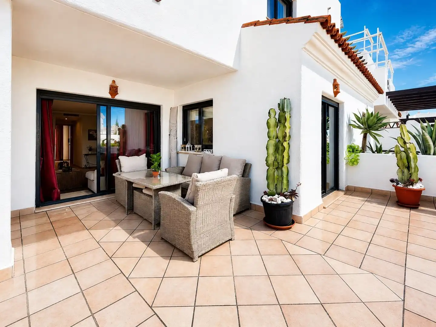 Terrace of Apartments for sale in Estepona  with Air Conditioner, Terrace and Furnished