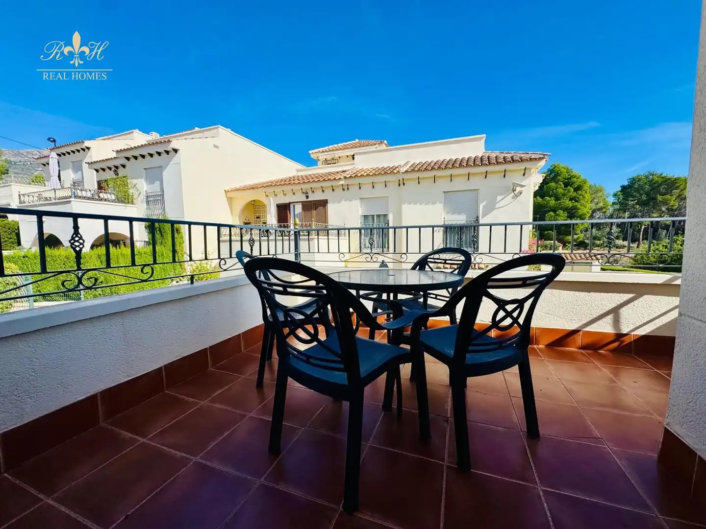 Terraza de Casa adosada de alquiler en Altea con Aire acondicionado, Terraza y Piscina
