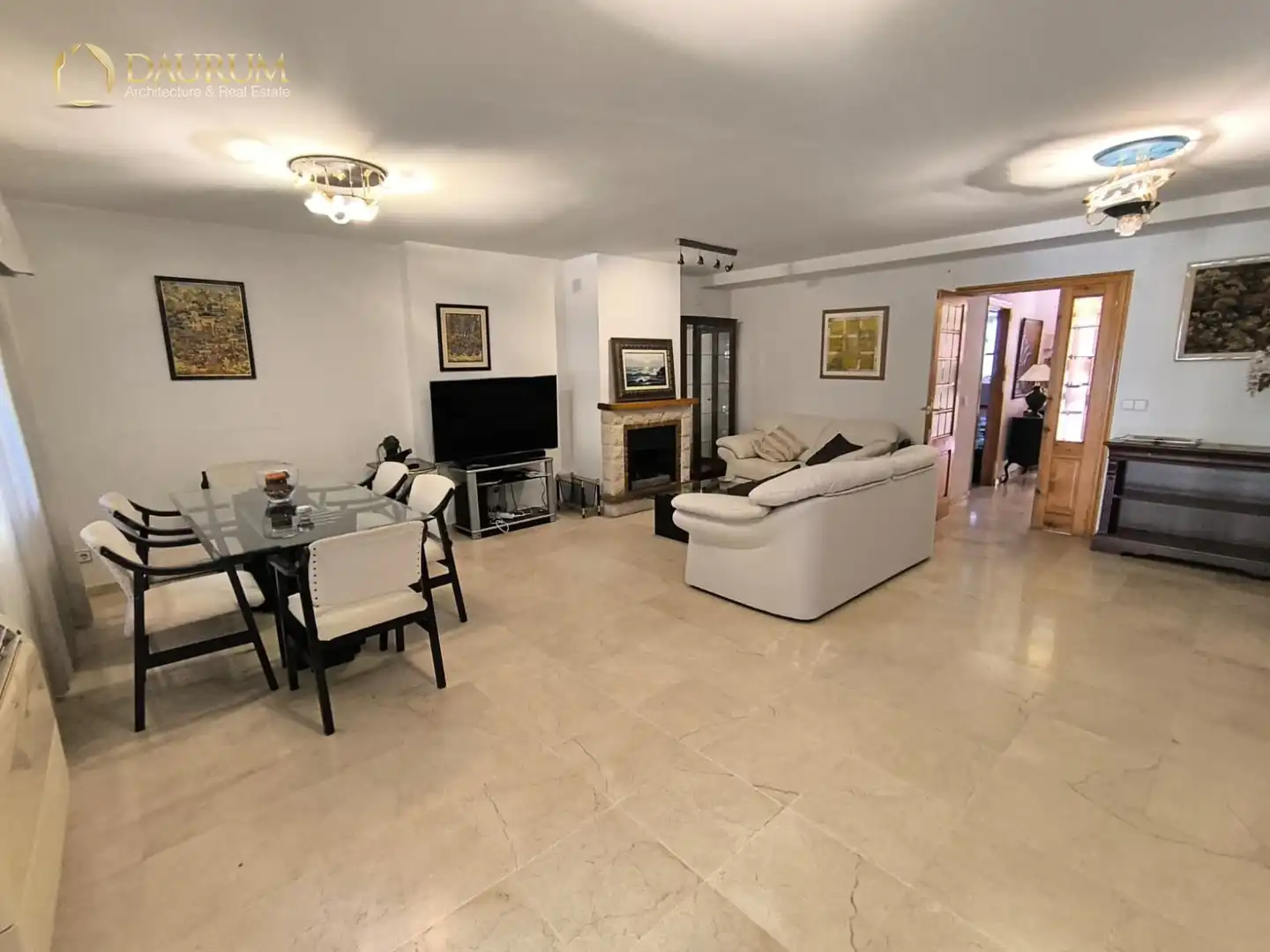 Sala d'estar de Casa adosada en venda en Alicante / Alacant amb Aire condicionat, Terrassa i Traster