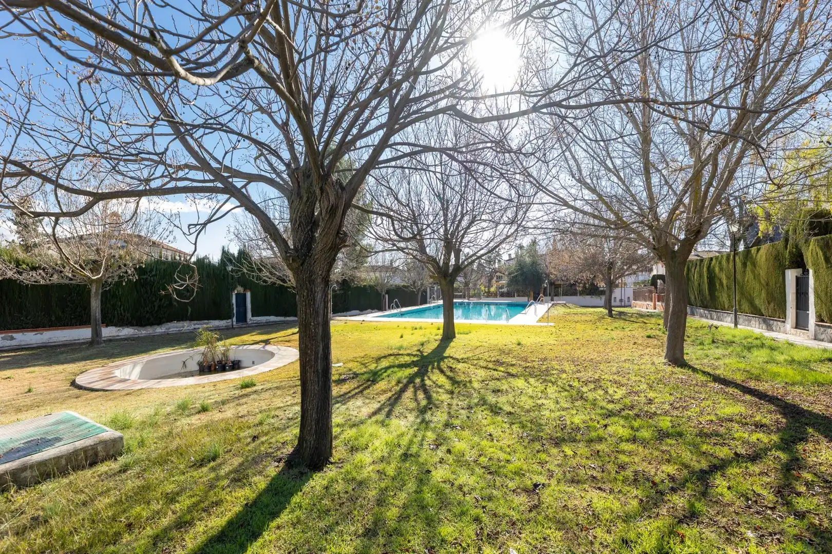 Swimming pool of Houses for sale in Albolote  with Private garden, Terrace and Storage room