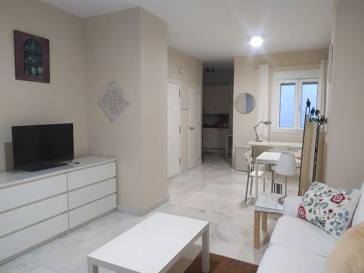 Sala d'estar de Apartament de lloguer en Triana