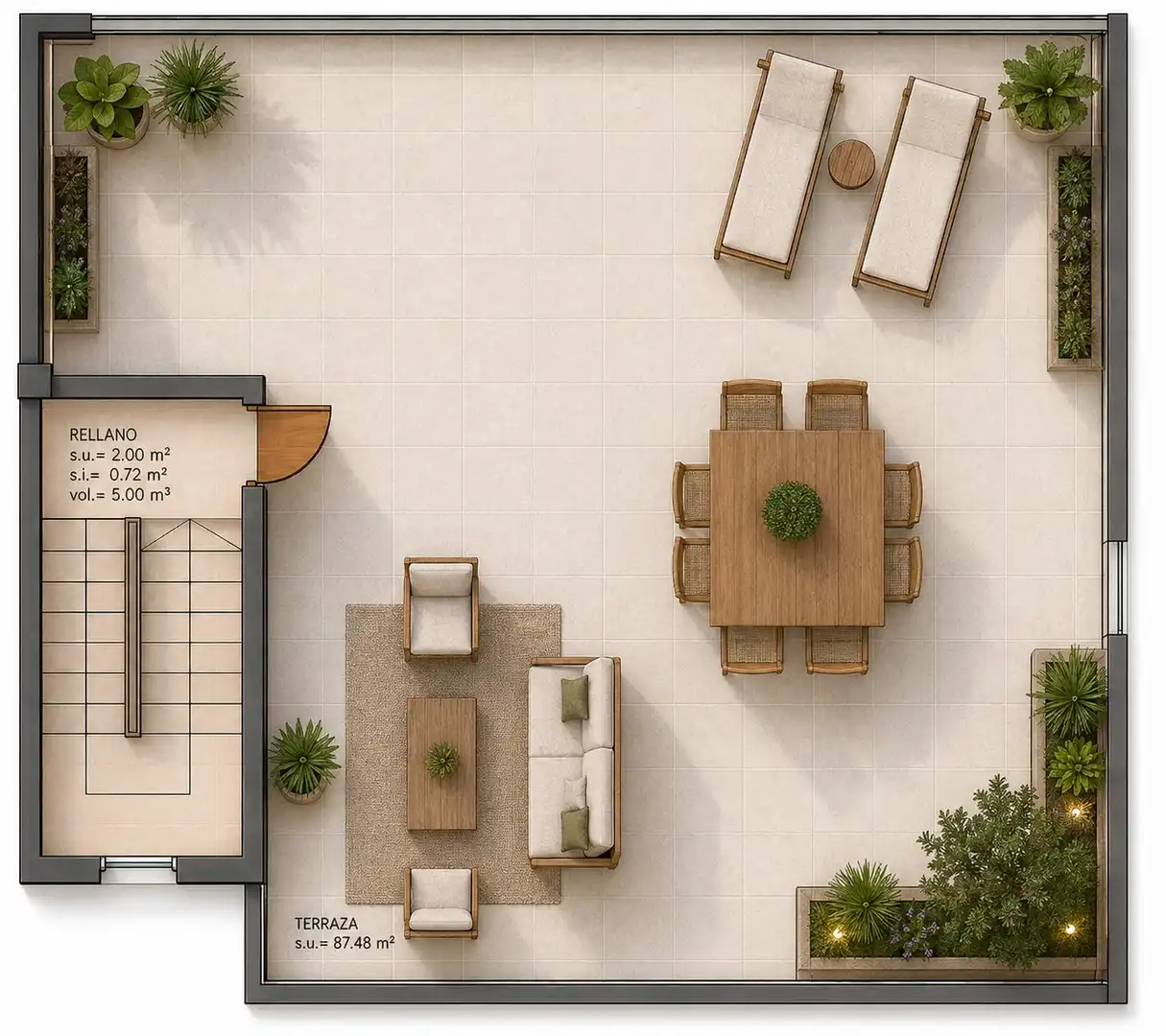 Terrace of Attic for sale in Marratxí  with Air Conditioner, Heating and Terrace
