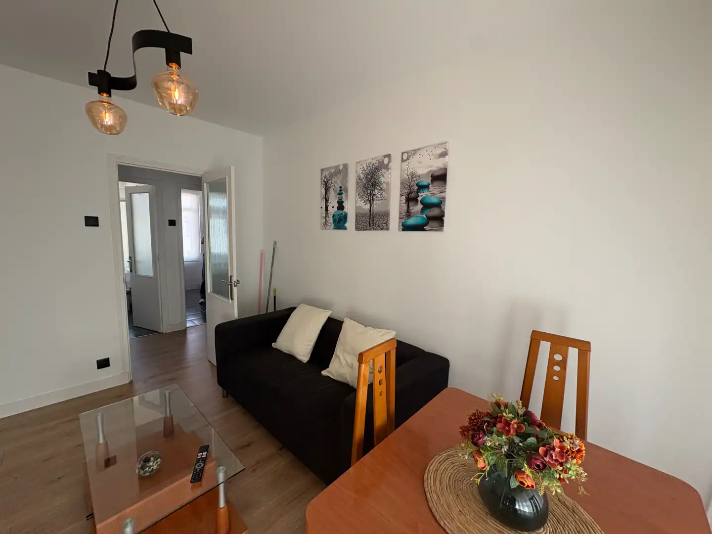 Sala d'estar de Pis de lloguer en Ferrol amb Moblat