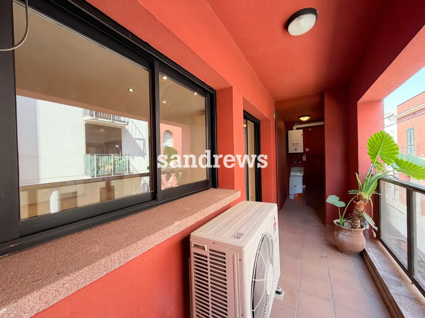 Balcony of Flat for sale in Figueres  with Air Conditioner, Heating and Storage room